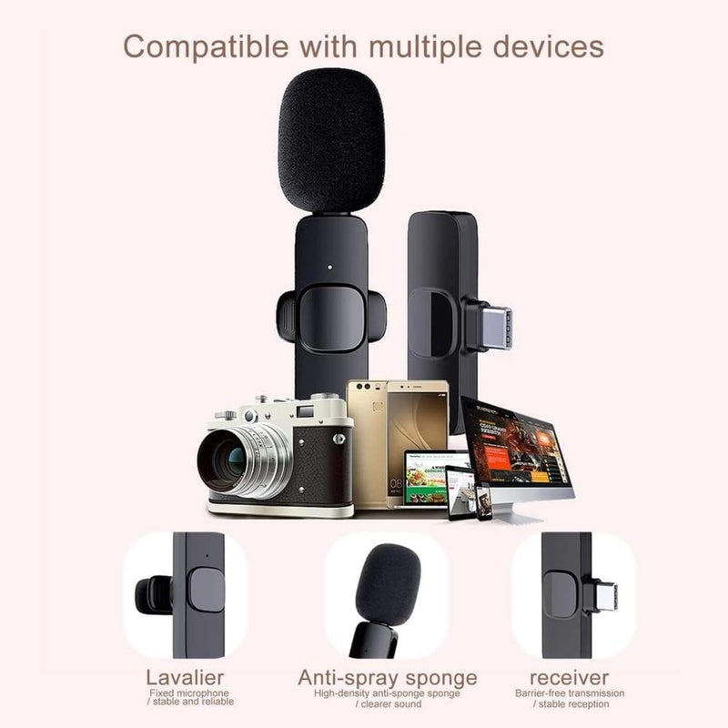 2 in 1 | K9 Wireless Microphone For Influencer