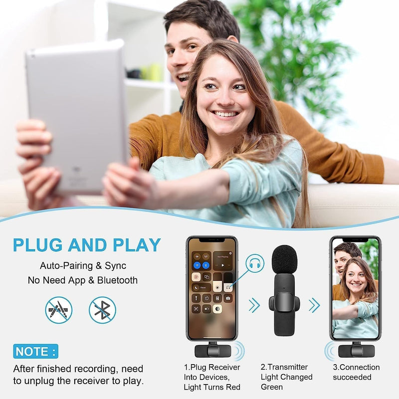 2 in 1 | K9 Wireless Microphone For Influencer