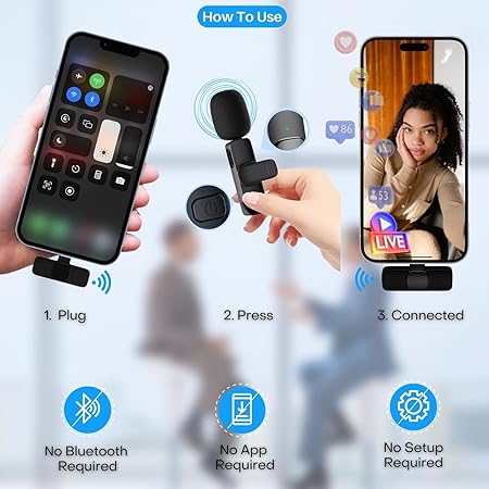 2 in 1 | K9 Wireless Microphone For Influencer