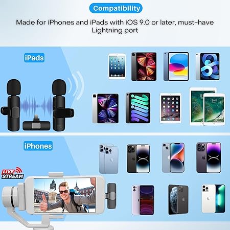 2 in 1 | K9 Wireless Microphone For Influencer